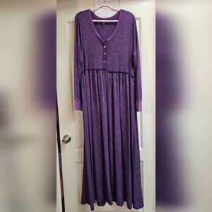 Free People purple dress size XL
